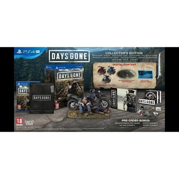 Days Gone Collector’s Edition PS4 Game New Sealed PlayStation Exclusive
